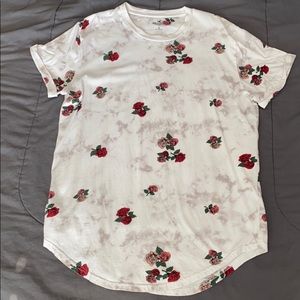 Hollister flowers tee shirt